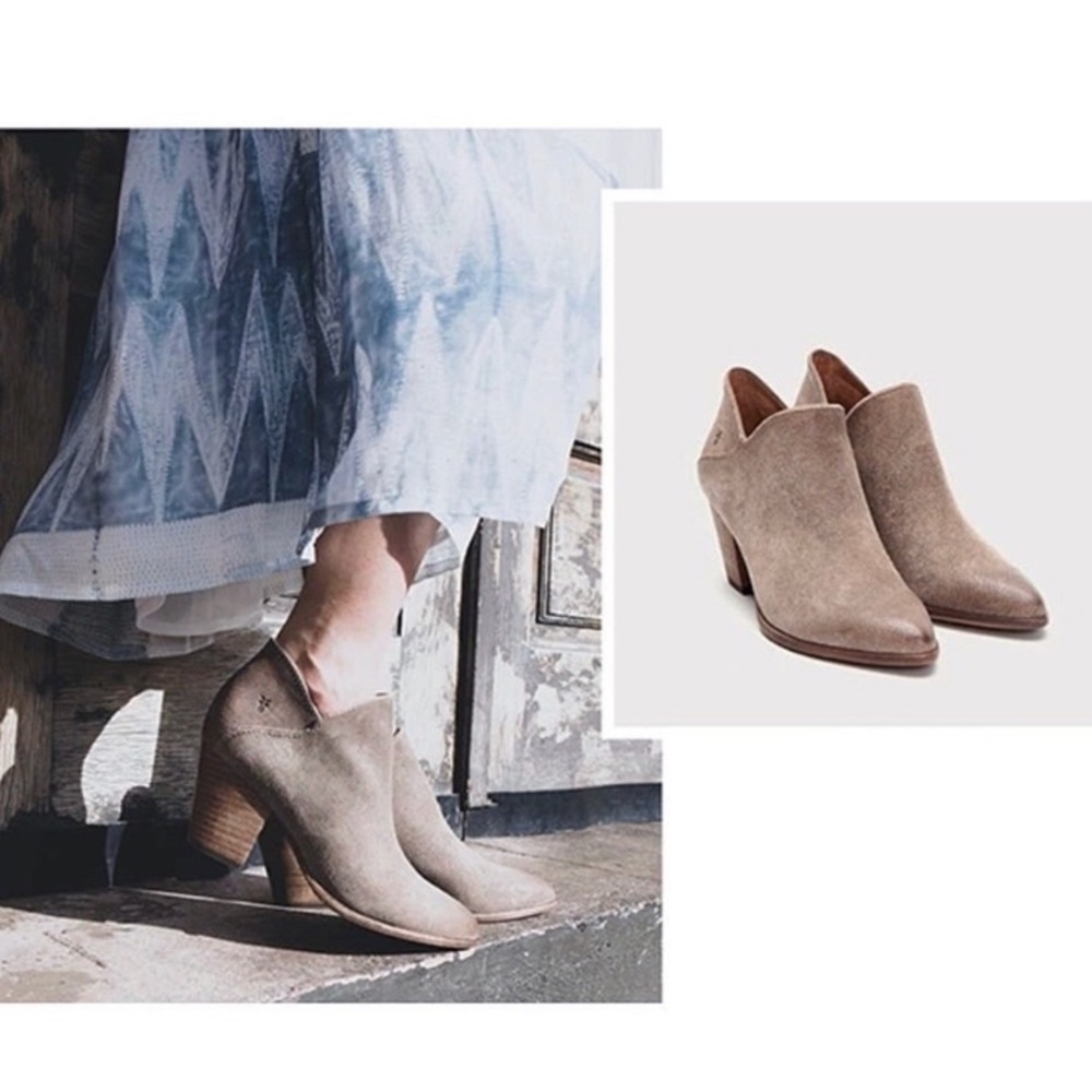 New in box Frye Reed Shootie in Multi Taupe